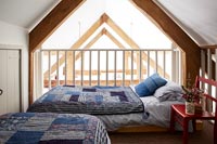 Country loft bedroom 