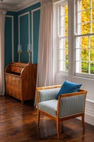 Antique furniture in classic bedroom