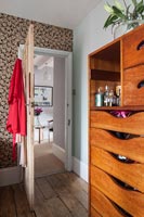 Vintage Chest of drawers in bedroom 
