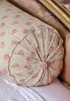 Classic cushion on bed 