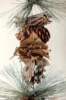 Christmas decorations made from natural materials 