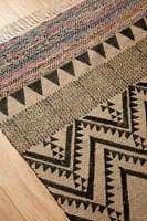 Detail of patterned rug 