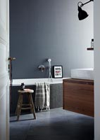 Modern grey bathroom 