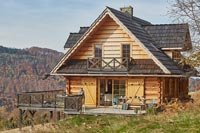 Wooden house in Brenna - feature portrait 