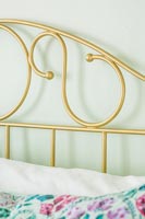 Gold bed frame 
