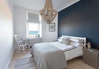 Classic white and blue bedroom