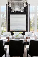 Modern dining room detail 