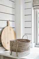 Country style rattan basket 
