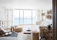 Modern white living room