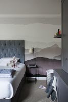 Modern bedroom detail 