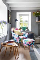 Modern colourful armchair 