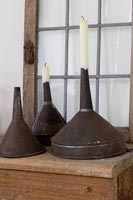Rustic candle holders 