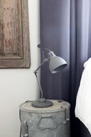 Rustic bedside lamp 