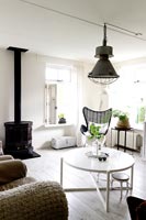 Monochrome country living room 