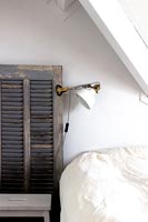 Reclaimed wooden shutter 