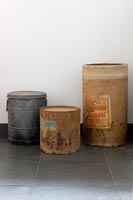 Vintage storage containers 