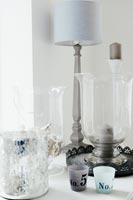 Selection of lanterns and tealights 
