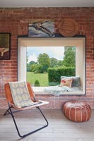 Modern chair and picture window