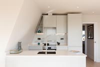 Modern white kitchen  