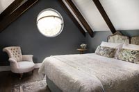 Country attic bedroom 