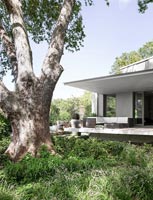 Modern house with garden 