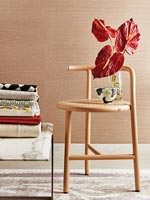 Modern chair with vase