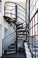 Modern spiral staircase 