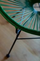 Close up rattan chair 