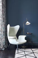 Modern chair and lamp 