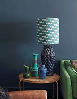 Modern lamp with vases 