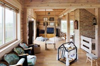 Modern cottage living room