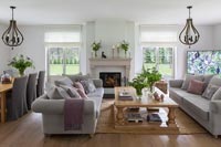 Classic grey living room