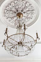 Ceiling rose with chandelier 