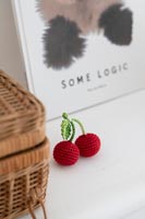 Crocheted cherries 