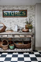 Country rustic sideboard 