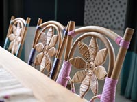 Ornate dining chairs