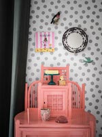 Pink vintage cabinet 