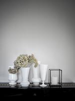 Modern white vase display 