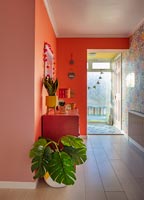 Colourful modern hallway 