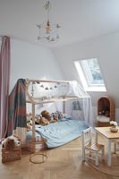 Canopy over childrens bed 
