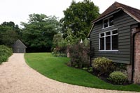 Country driveway to garage with Annexe 