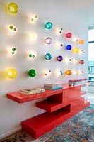 Modern colorful wall lights