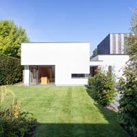 Modern house and garden 