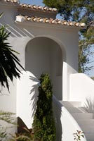 Modern Spanish villa detail 