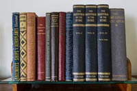 Classic books on display 