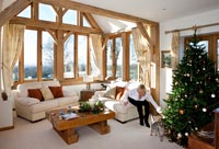 Christmas at Kent Oak-framed new build