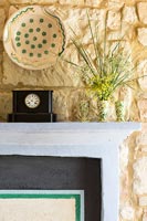 Country fireplace detail 