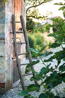 Ladder made from recycled wood
