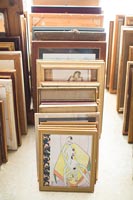 Collection of framed paintings 