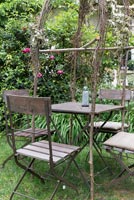 Rustic garden furniture 
